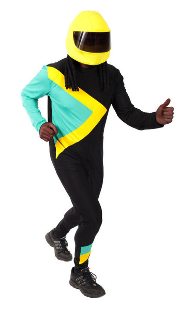 Mens Cool Runnings Costume with Helmet