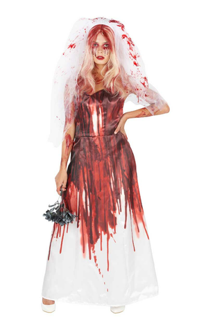 Ladies Bloody Bride Costume
