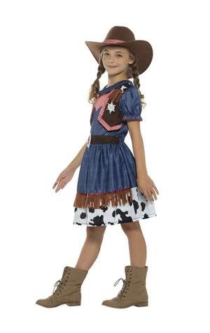Kinder Texaner Cowgirl Kostüm
