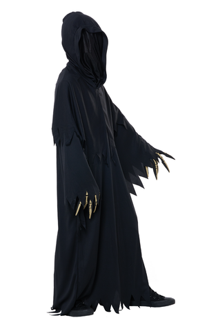 Kids Facepieced Grim Reaper Costume