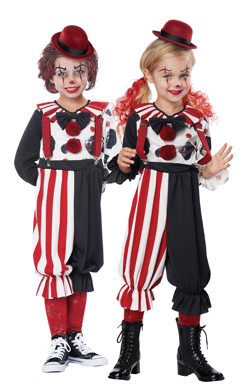 Kids Unisex Clown Costume