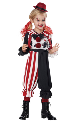 Kids Unisex Clown Costume