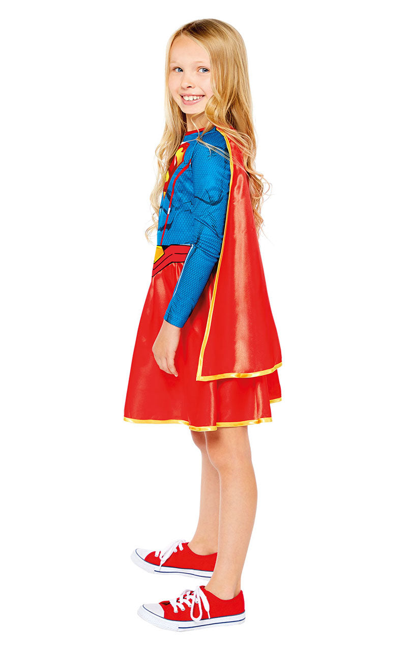 Nachhaltiges Supergirl-Kostüm für Kinder