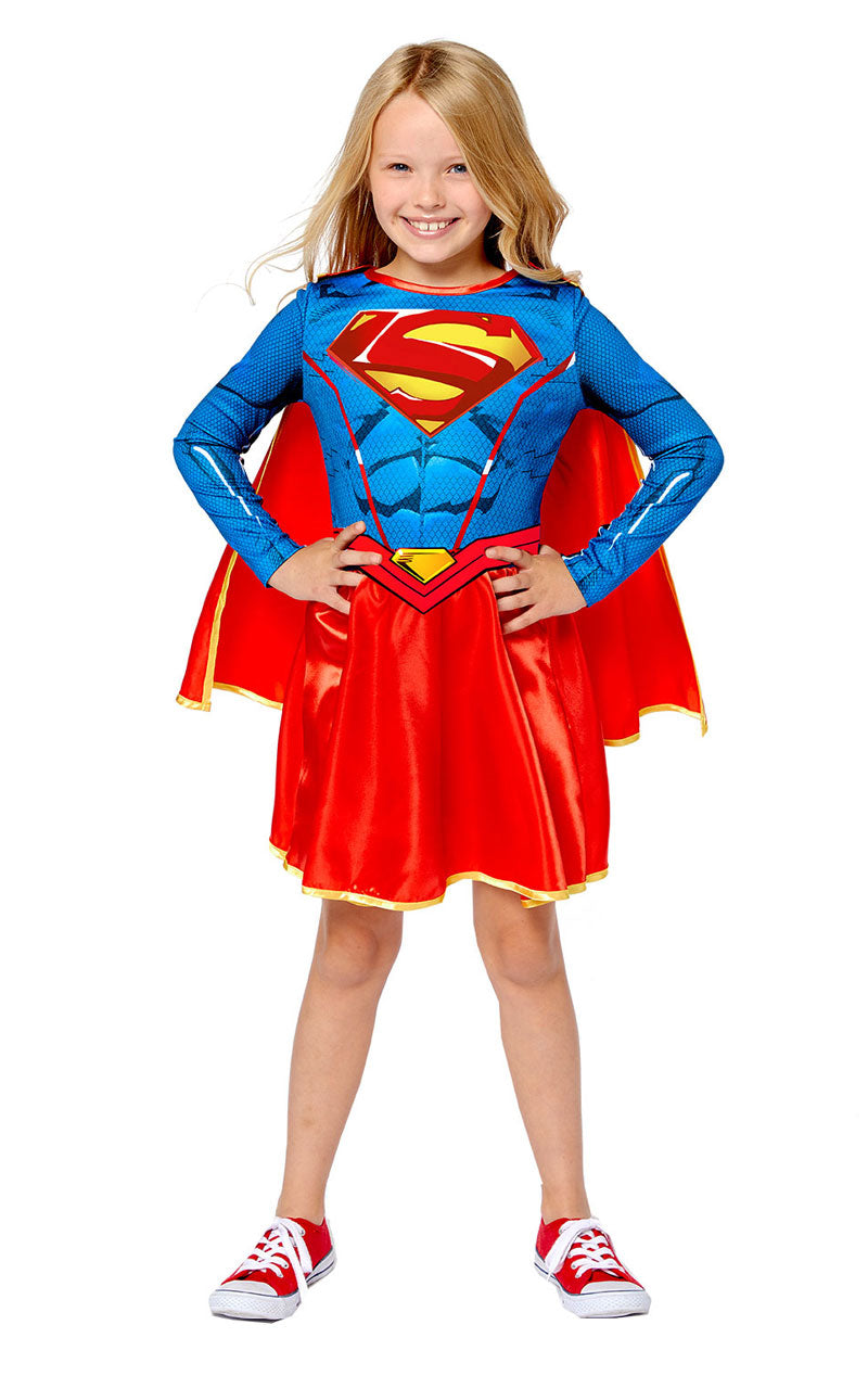 Kids Sustainable Supergirl Costume