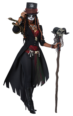 Frauen Voodoo Magic Priestess Kostüm