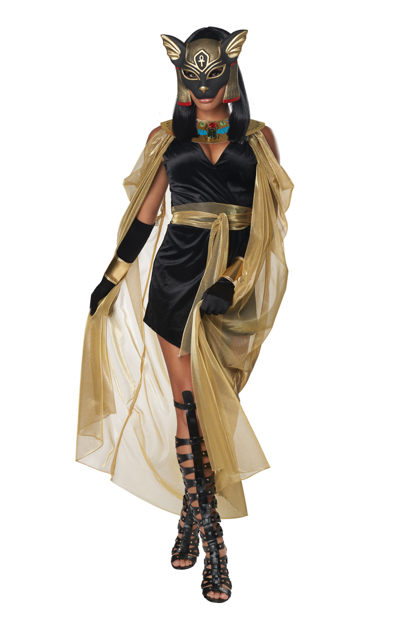 Déguisement de déesse égyptienne Bastet femme