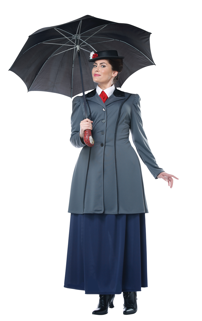 Damen Plus Size Mary Poppins Kostüm
