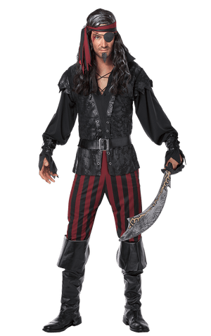Mens Ruthless Rogue Pirate Costume