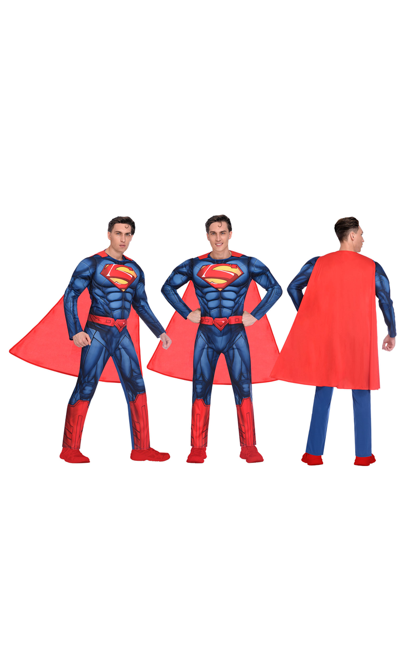 Klassisches Superman-Kostüm für Erwachsene