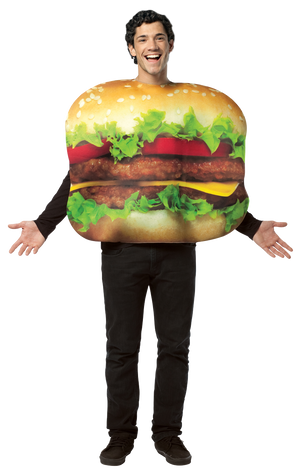 Adult Double Cheeseburger Costume