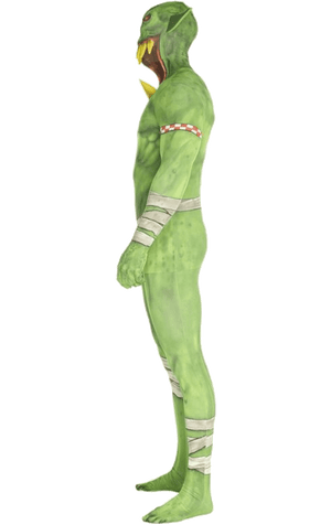 Erwachsener Green Orc Morphsuit Kostüm