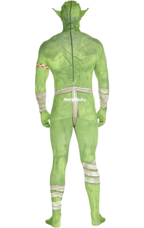 Erwachsener Green Orc Morphsuit Kostüm
