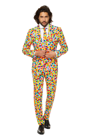 OppoSuits Mens Confetteroni Suit