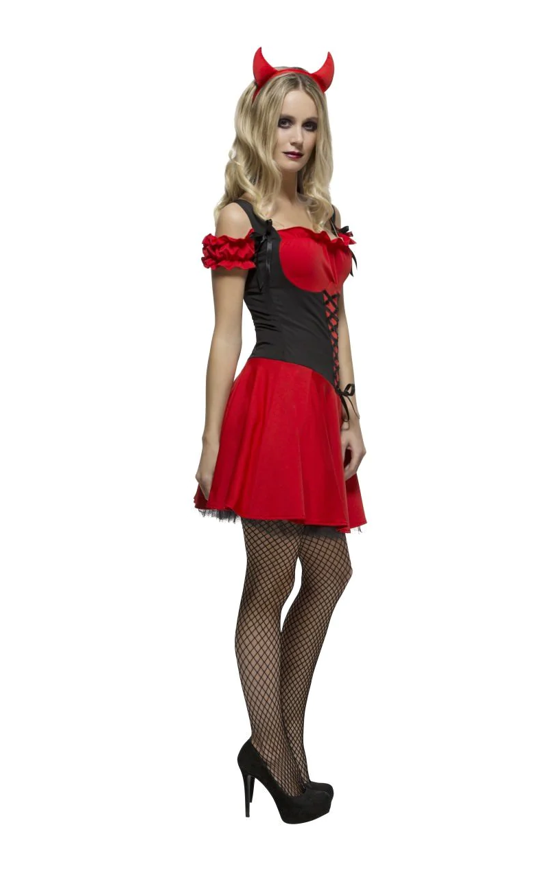 Womens Red Wicked Devil Costume