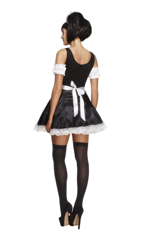 Damen Flirty French Maid Kostüm