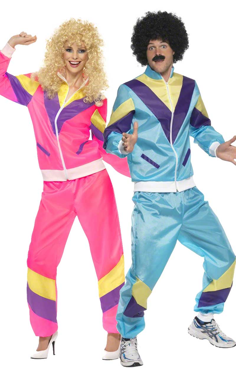 1980s Shellsuit Couples Costume - Fancydress.com