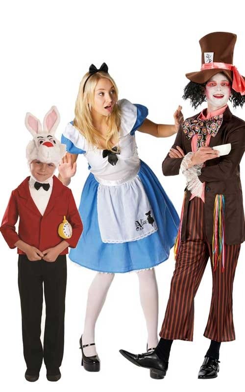 Alice in Wonderland Trio Group Costume - Fancydress.com