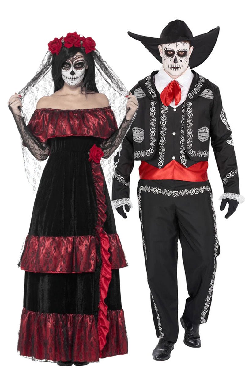 Day of the Dead Couples Costume - Fancydress.com