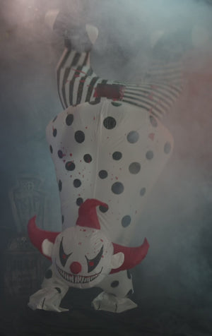 Upside Down Clown Halloween-Kostüm für Erwachsene