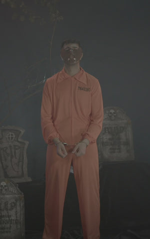 Adult Unisex Prisoner Costume