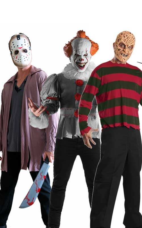 Scary Halloween Movie Characters Group Costume - Fancydress.com