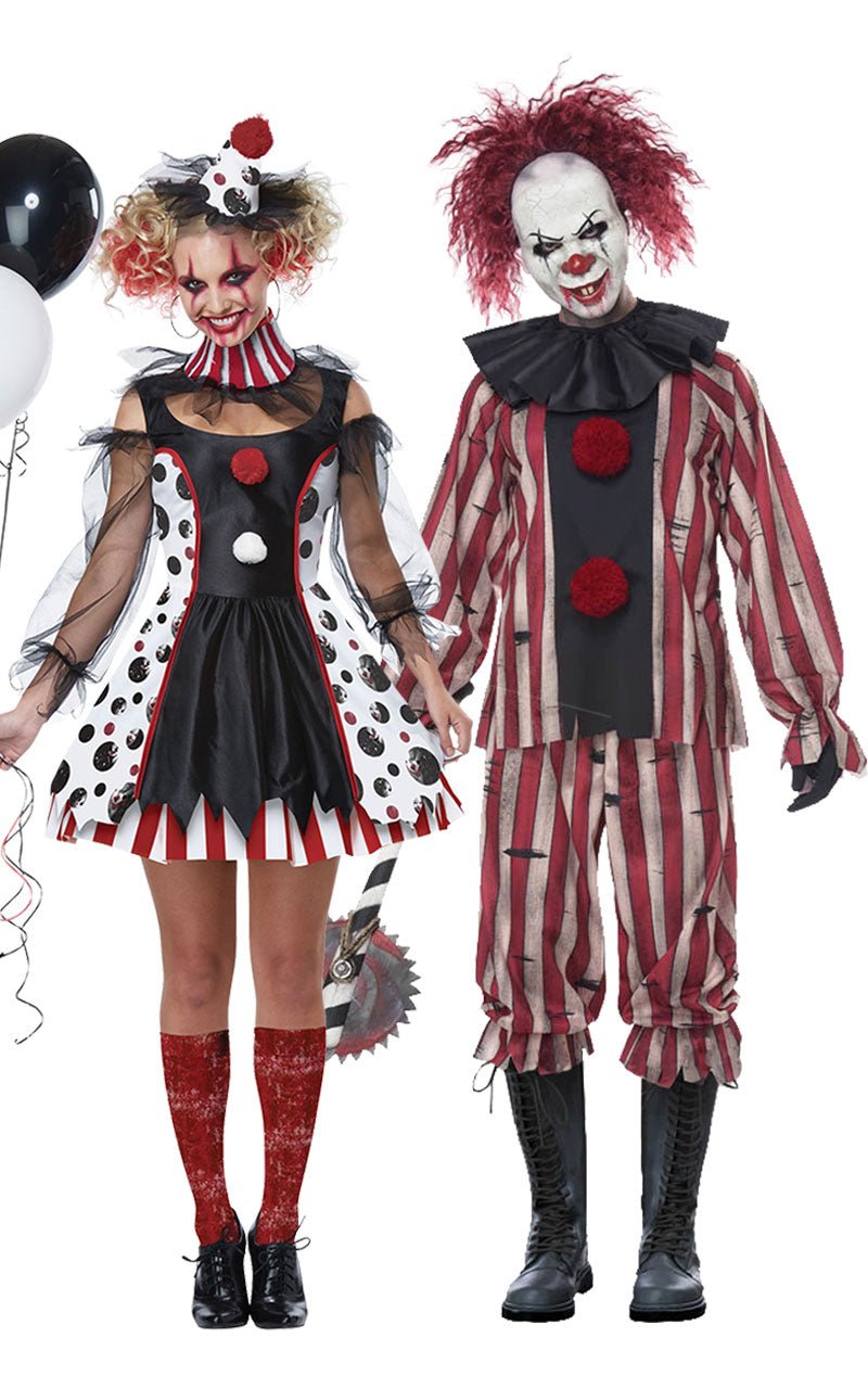 Twisted Clowns Couples Costume - Fancydress.com