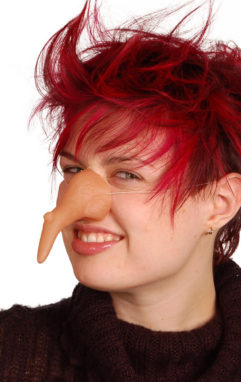 Pointy Prosthetic Witches Nose Accessory