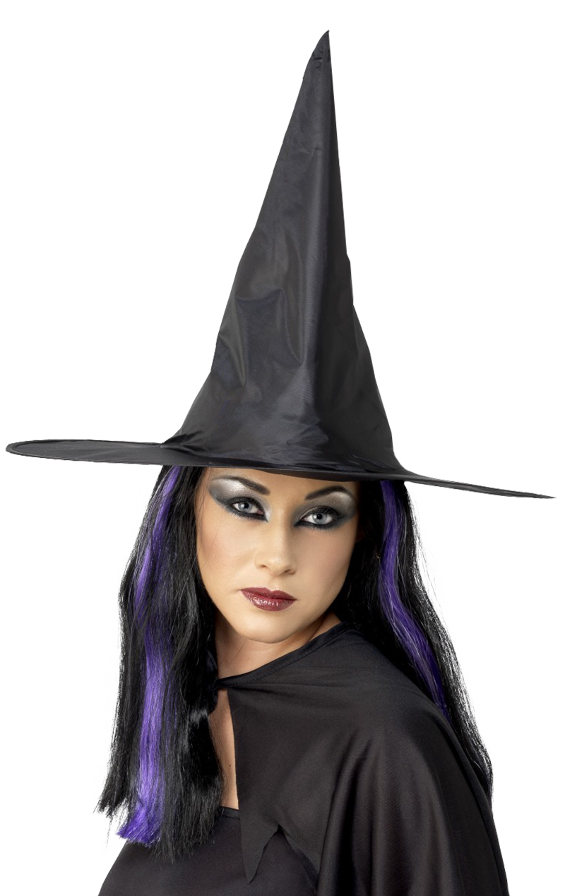 Accessoire chapeau de sorcière en nylon