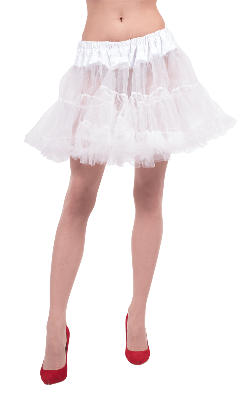 Klassischer weißer Petticoat