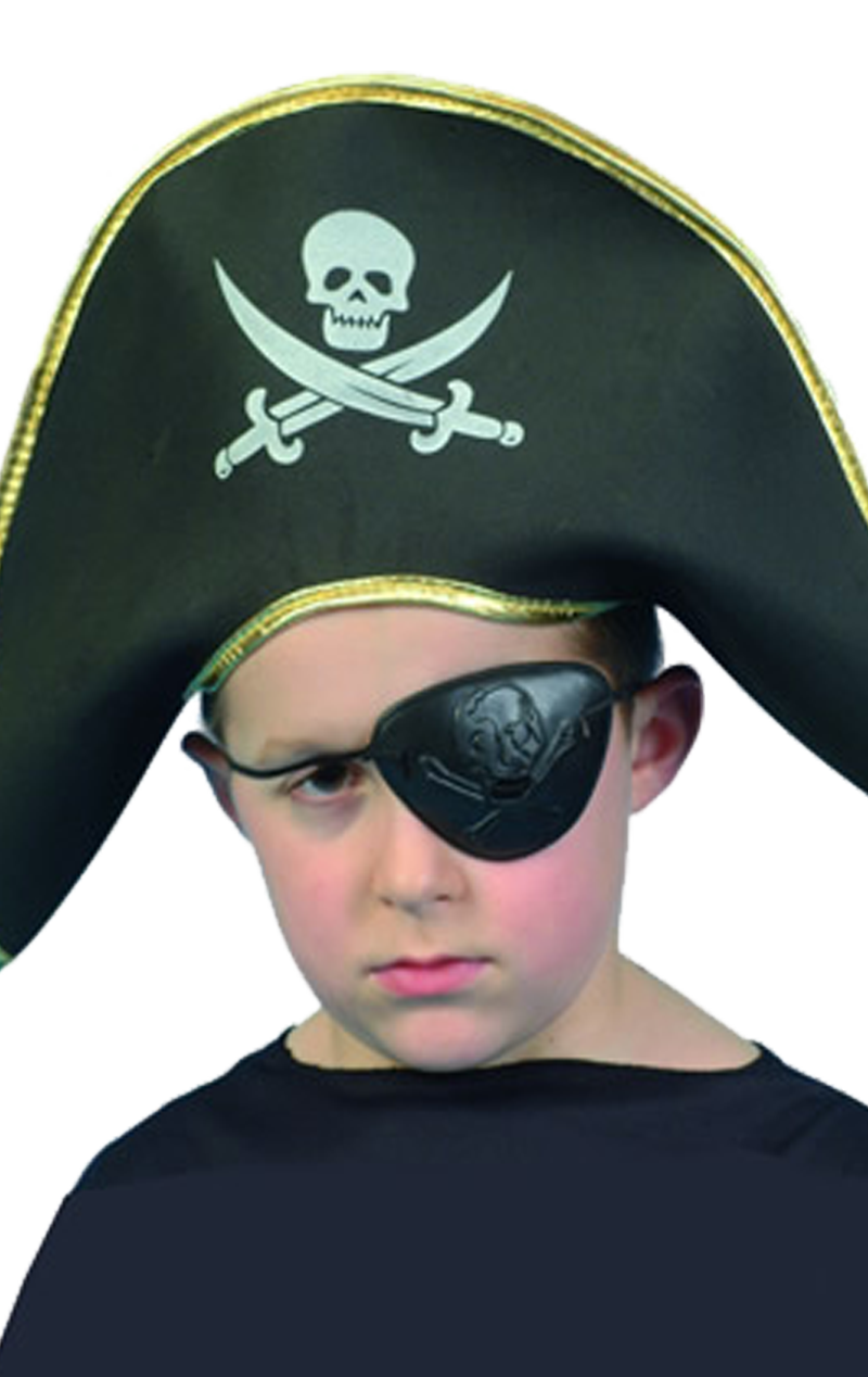 Accessoire de chapeau de capitaine de pirate pour enfants