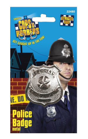 Metal Police Badge Accessory
