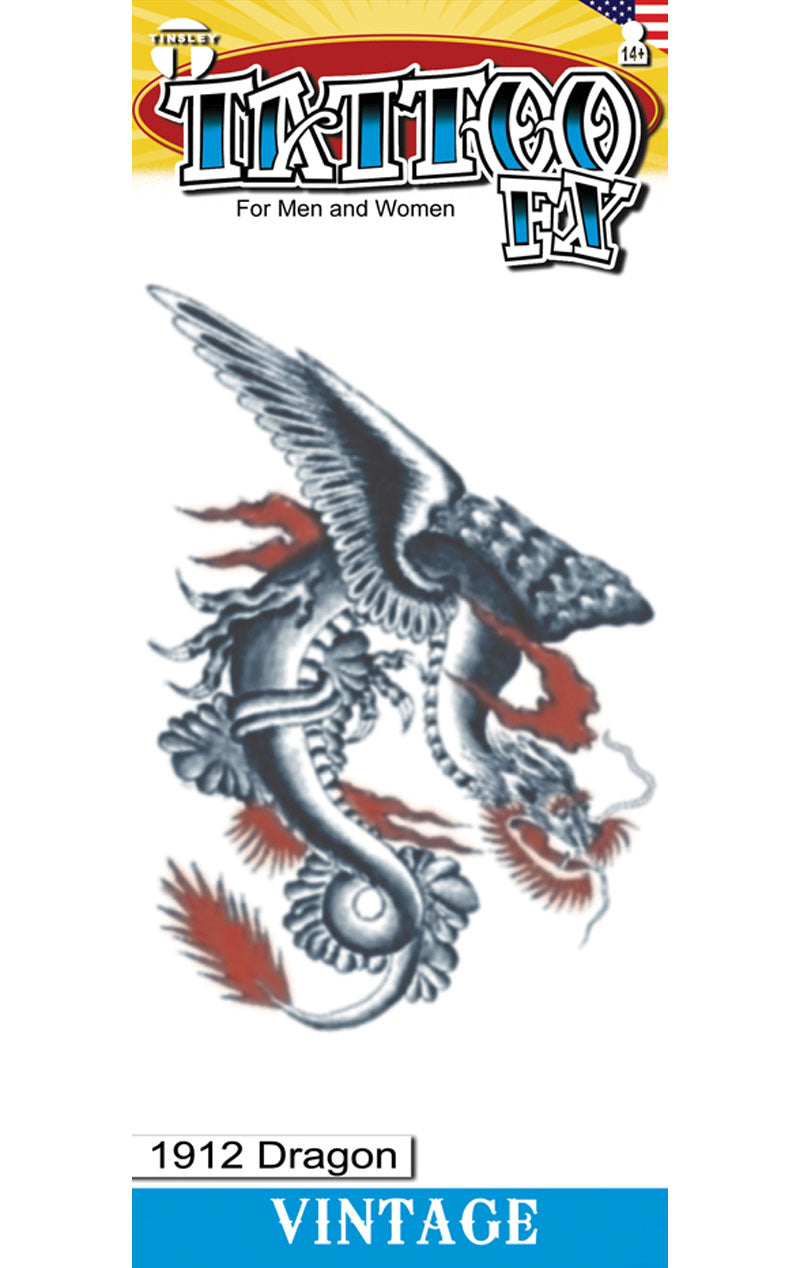 Tinsley Transfers Temporary Dragon Tattoo