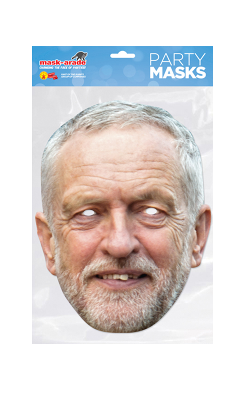 Accessoire pour masque en papier Jeremy Corbyn