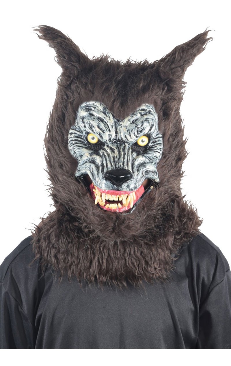 Werwolf -Facepiefe mit bewegender Mund