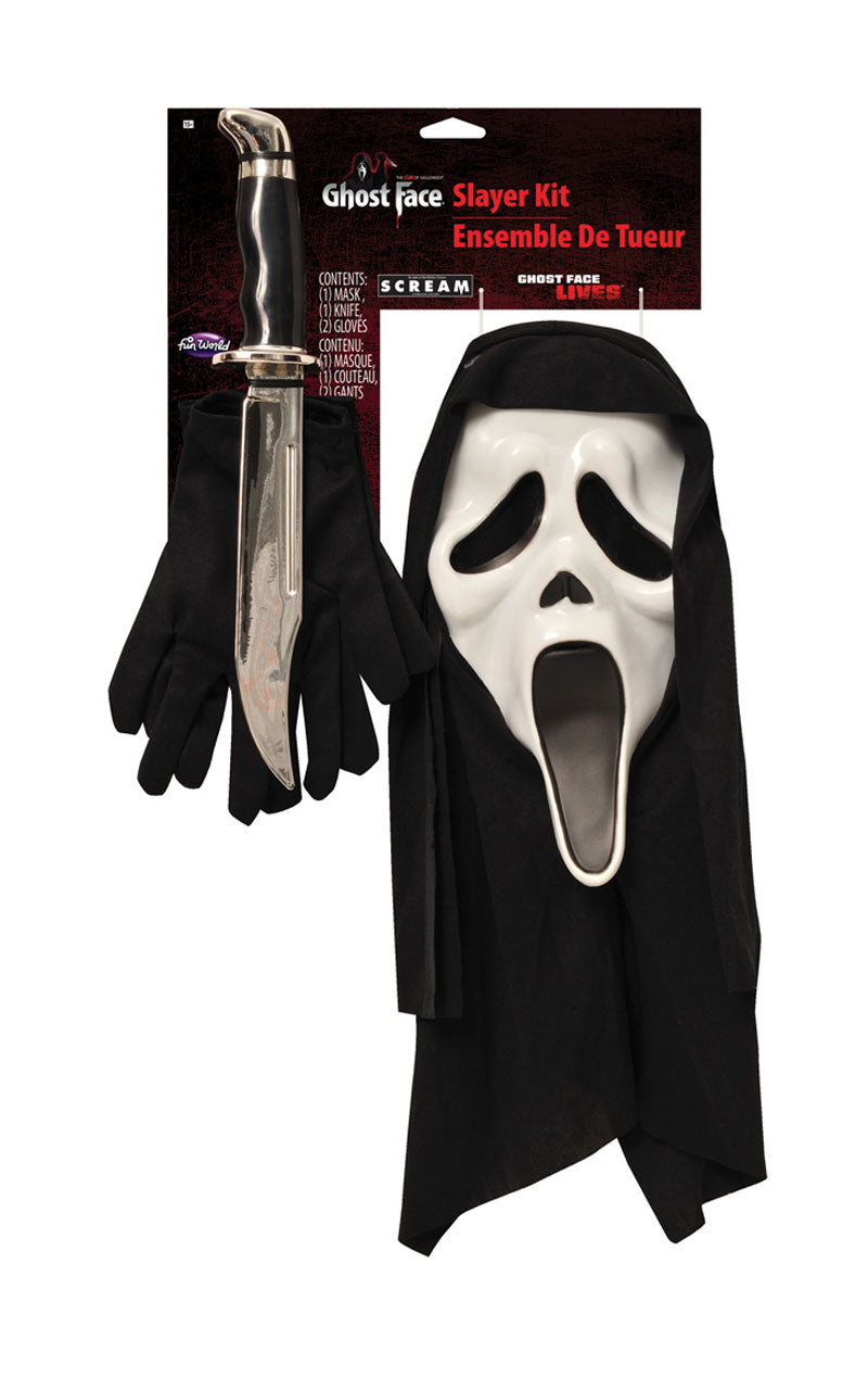 Adult Ghost Face Slayer Accessory Kit