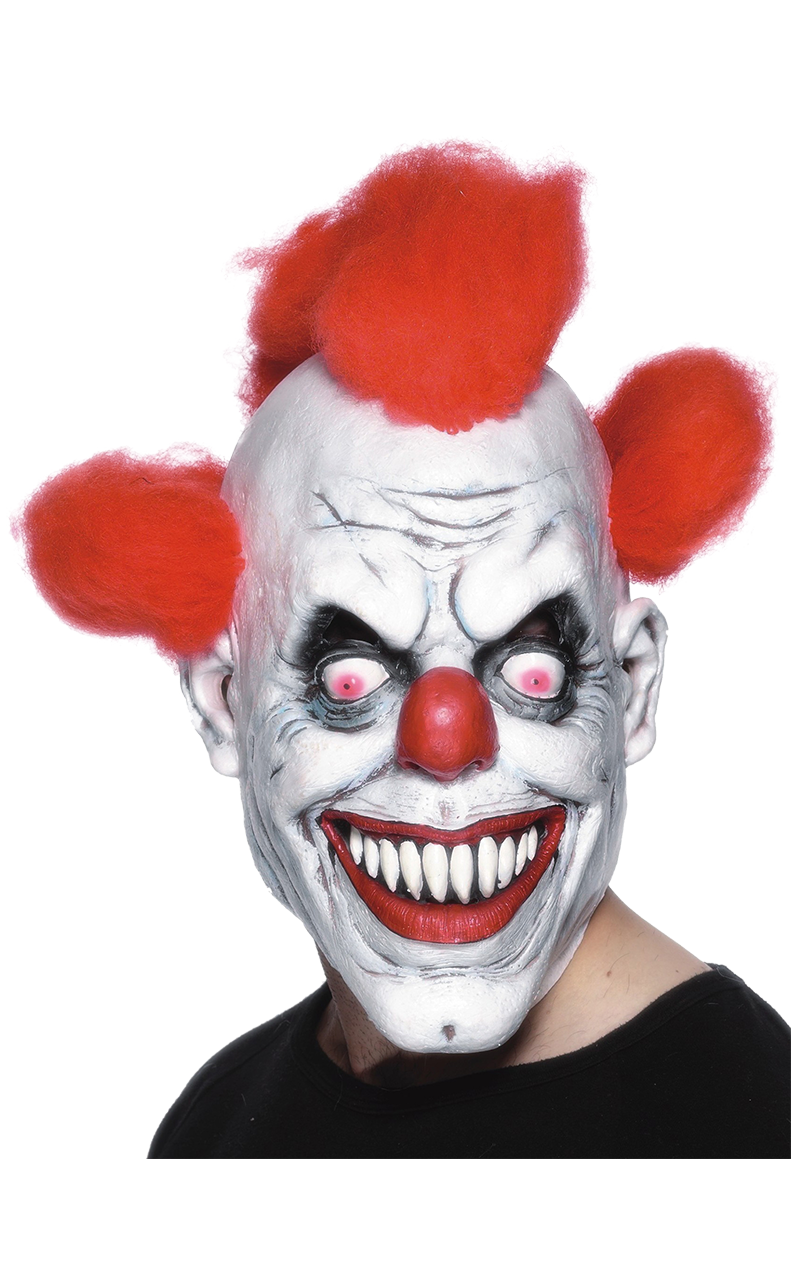 Gruselige Clown -Gesichtsface