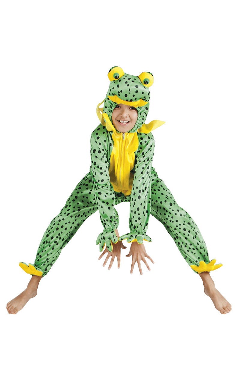 Kinder Frosch -Strampler Kostüm