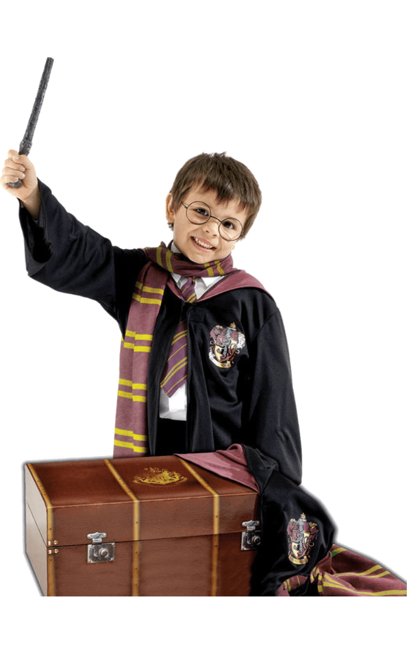 Déguisement et malle de luxe Harry Potter pour enfants