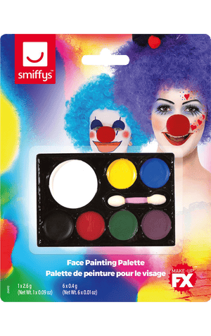 Palette de peinture pour le visage