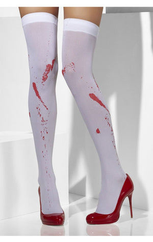 White Blood Stained Stockings