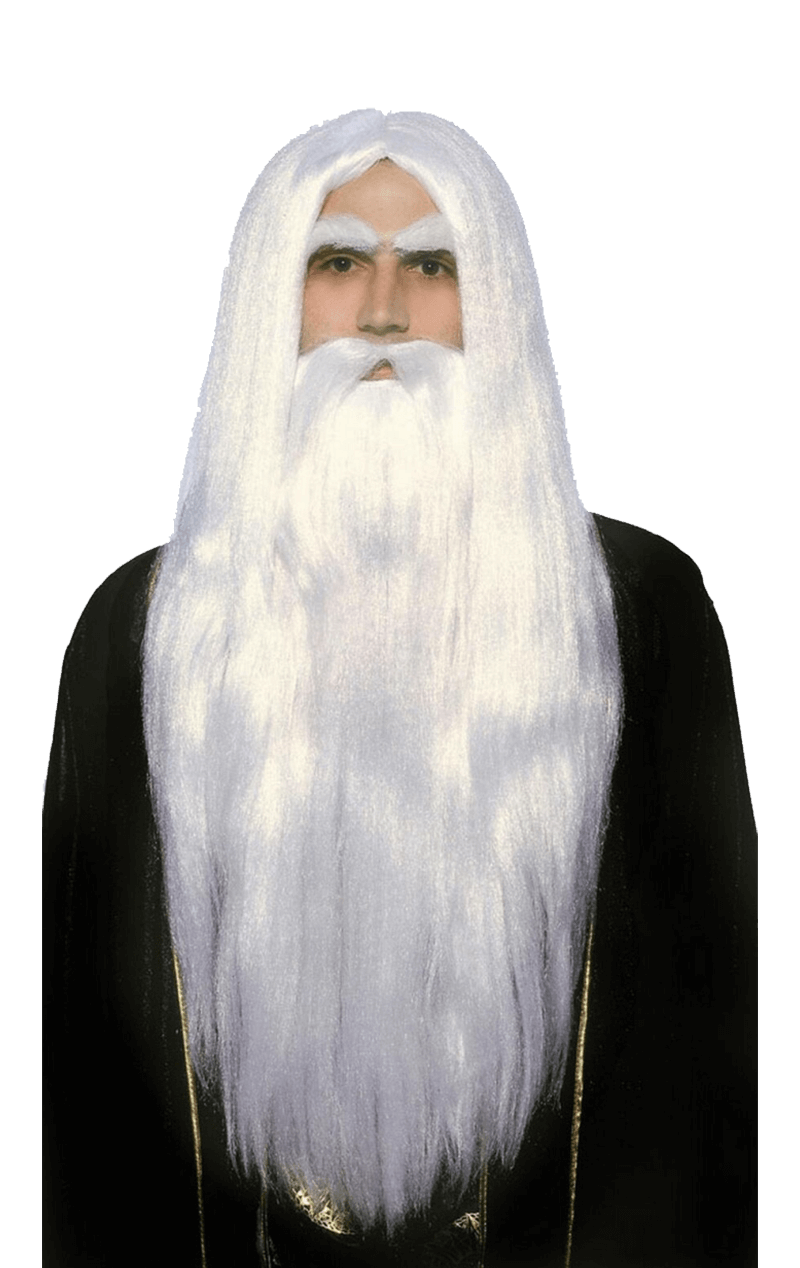 Merlin Wig and Beard Set