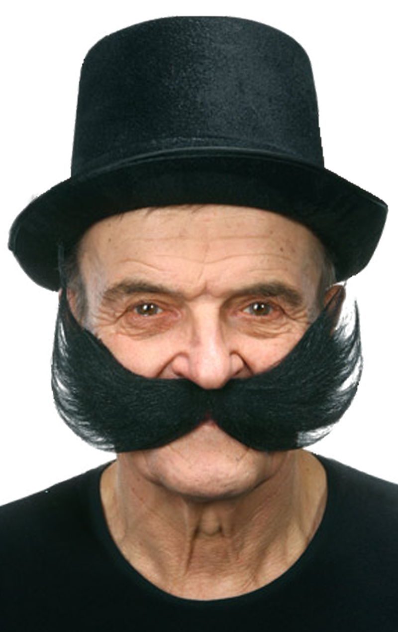 Black Tsar Moustache Accessory