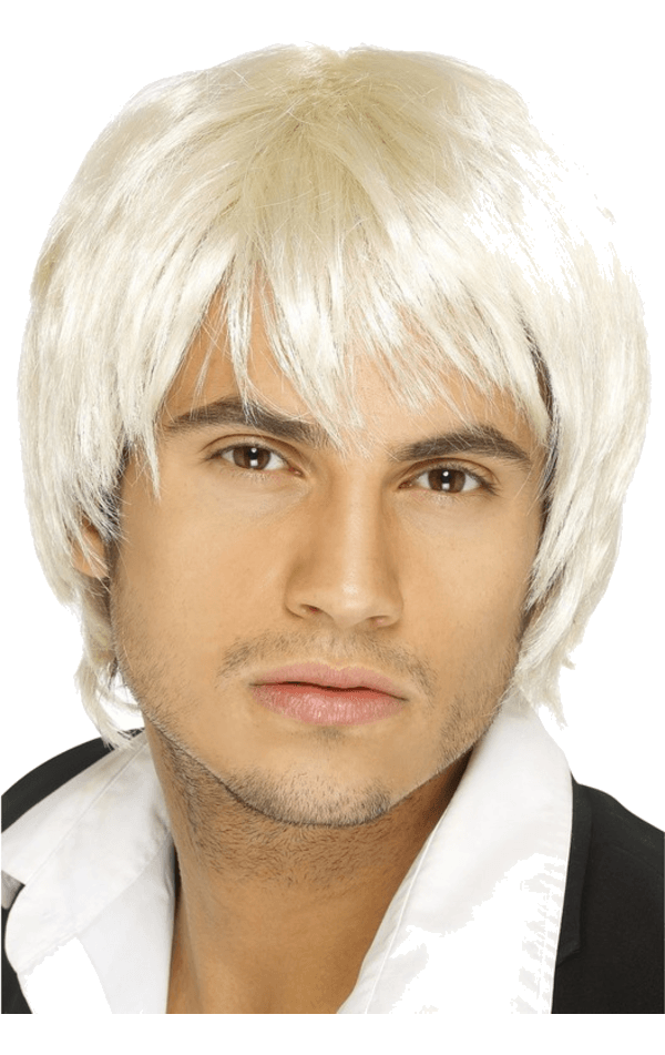 Perruque blonde Warhol