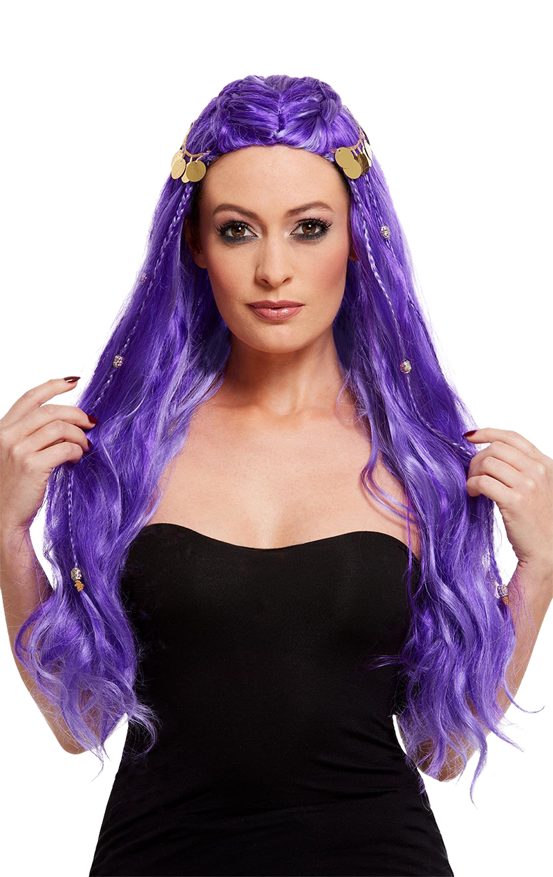 Purple Fortune Teller Wig