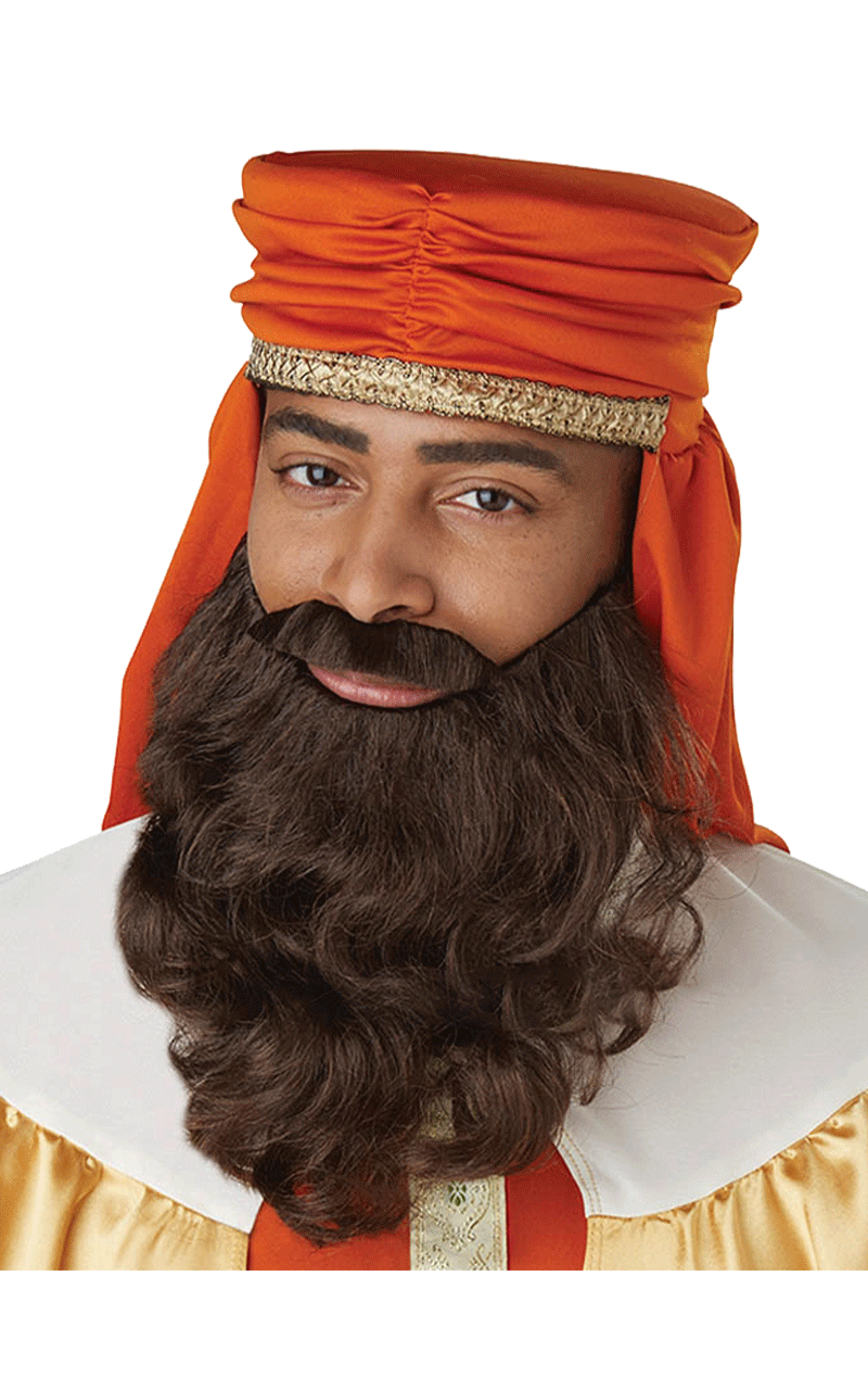 Brown Nativity Wise Man Beard