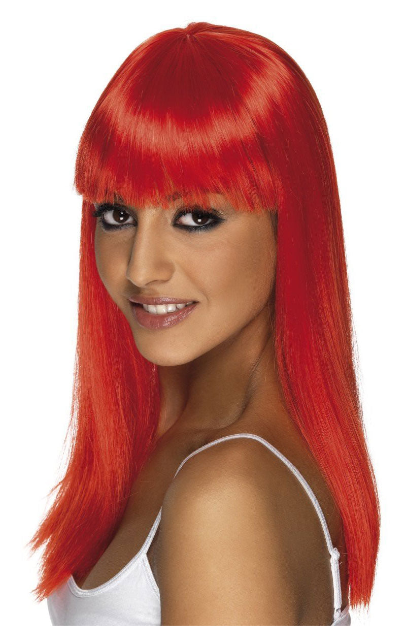 Glamourama Wig Neon Red