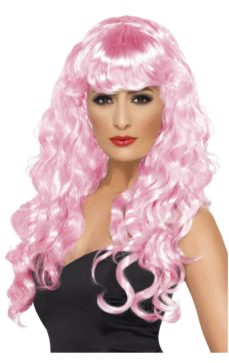 Siren Long Pink Wig