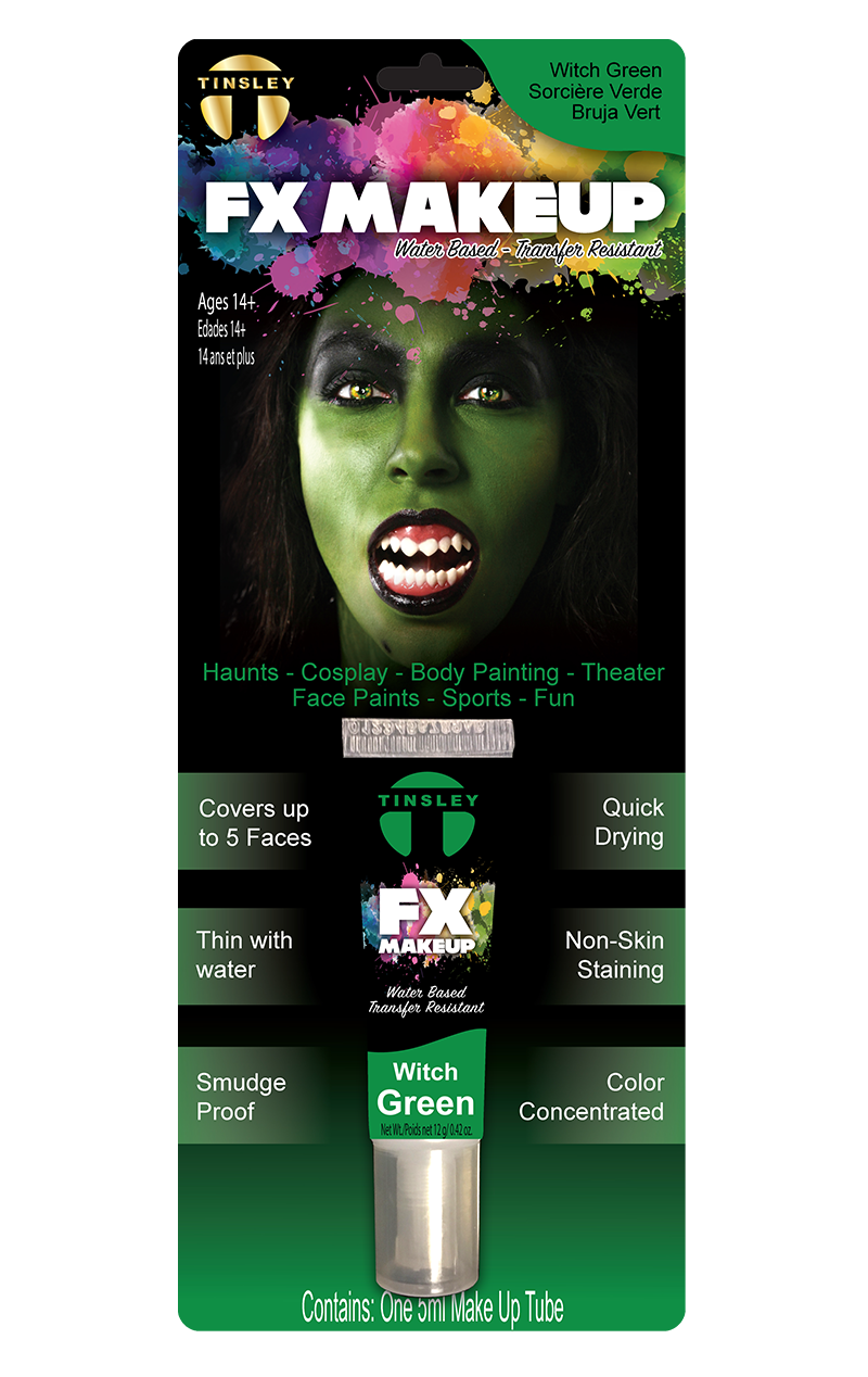 Grüne FX -Gesichtsfarbe
