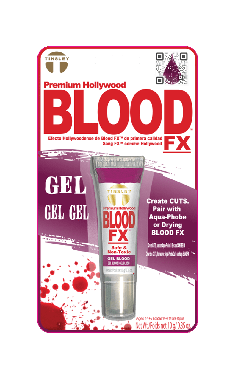 Dunkelroter Gel Stage Blood Accessoire