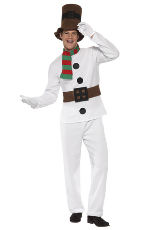 Kostüm für einen erwachsenen Schneemann -Anzug
